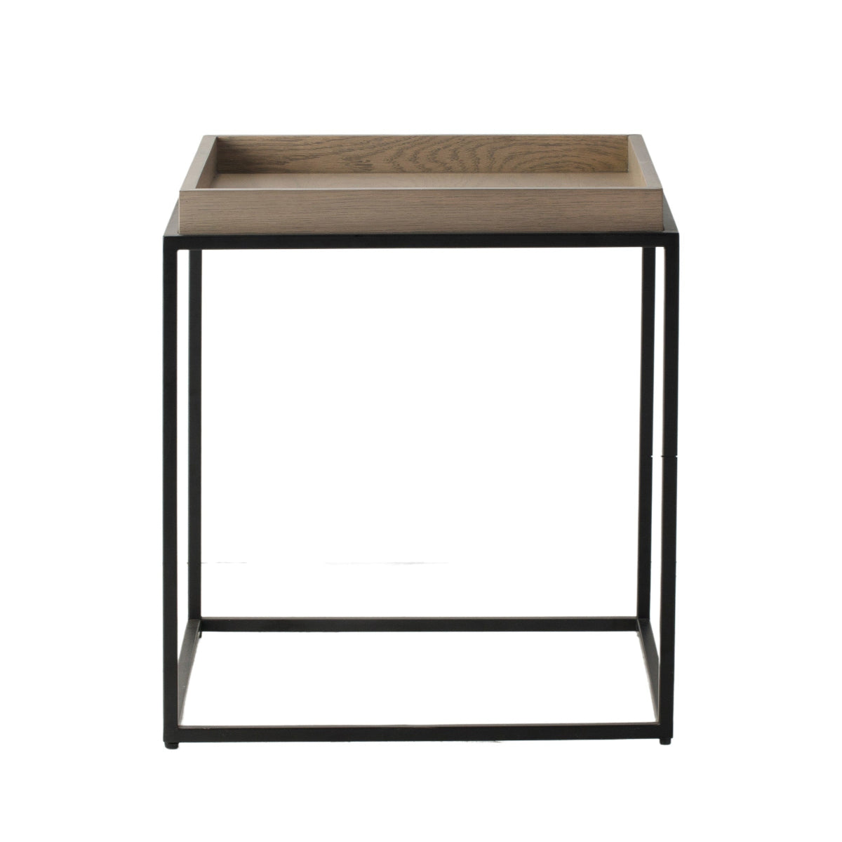 Gallery Direct Forden Tray Side Table Grey 550x550x600mm