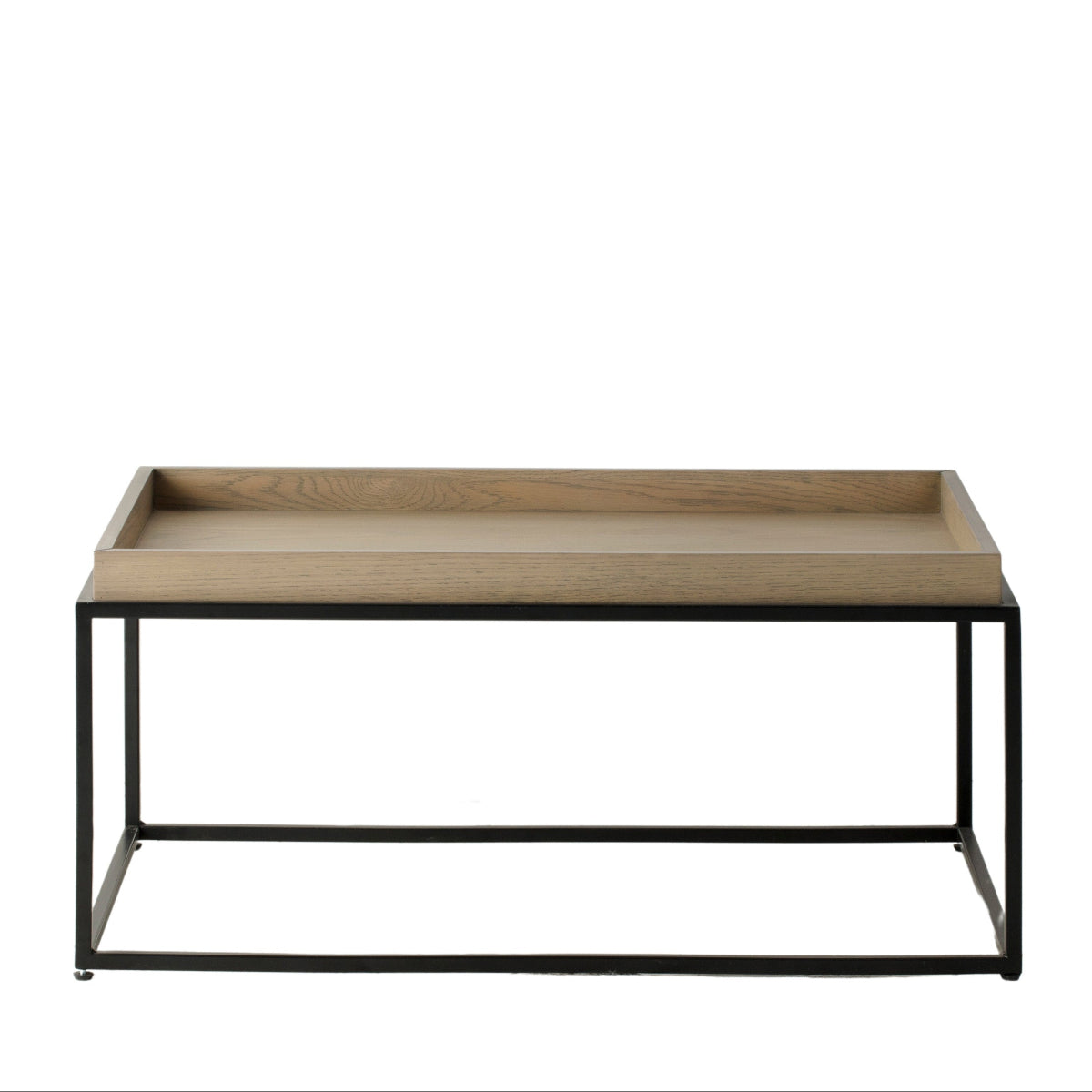 Gallery Direct Forden Tray Coffee Table Grey 900x600x400mm