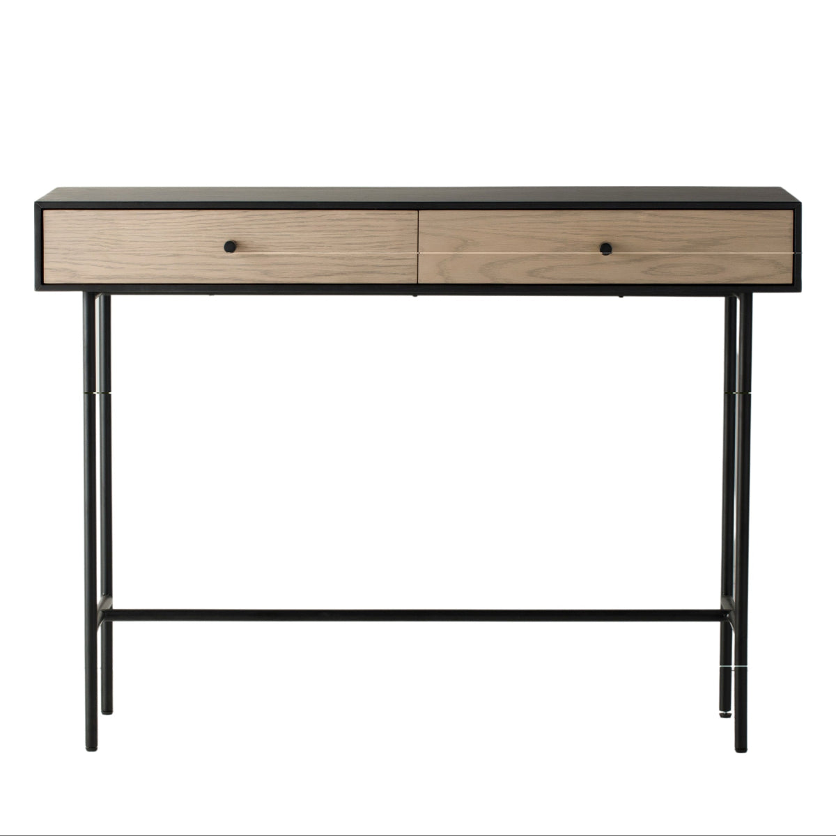 Gallery Direct Carbury 2 Drawer Console Table 1100x350x800mm