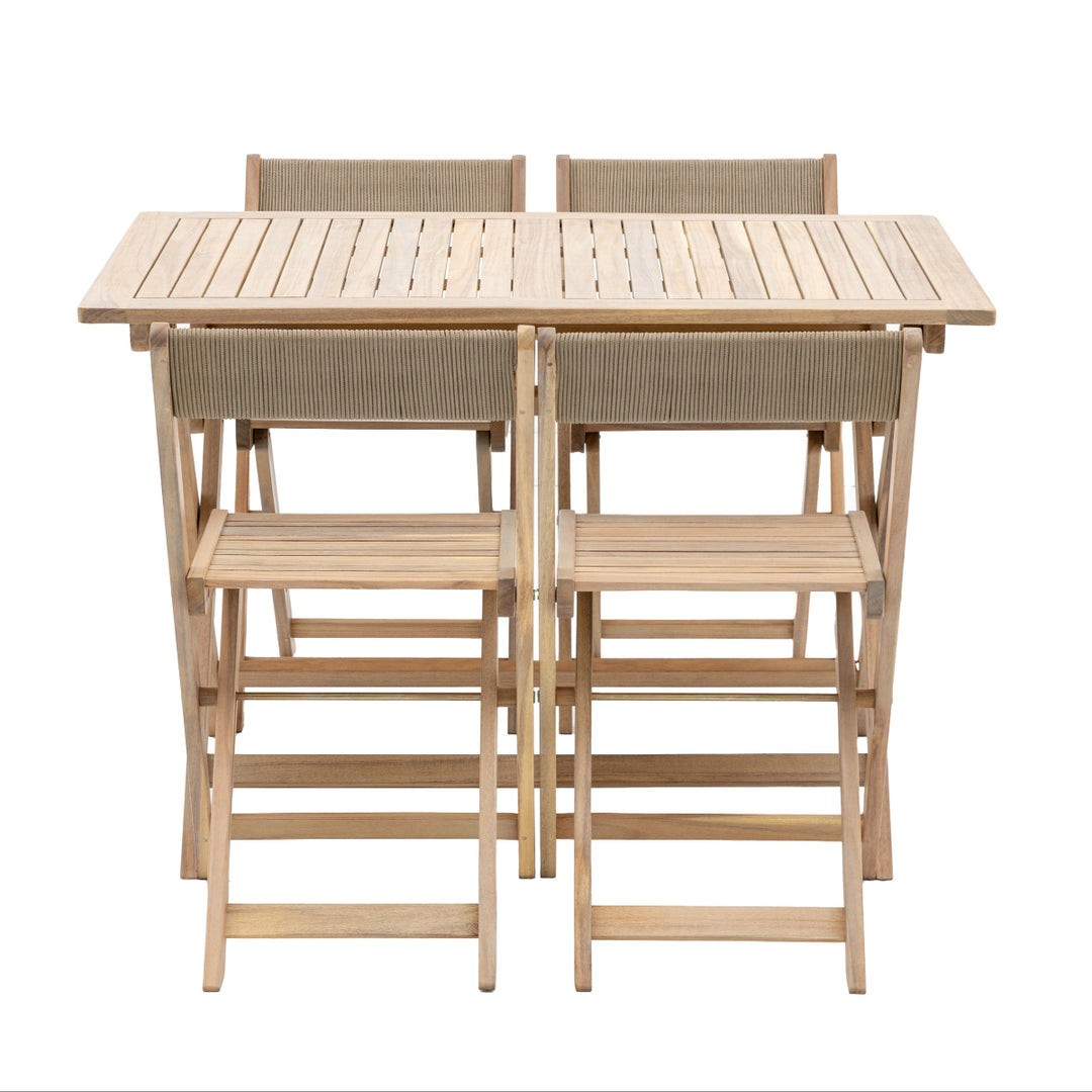 Gallery Direct Lindos Folding Dining Set