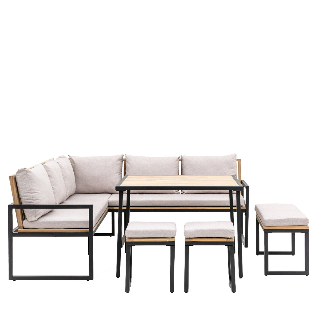 Gallery Direct Naples Corner Dining Set