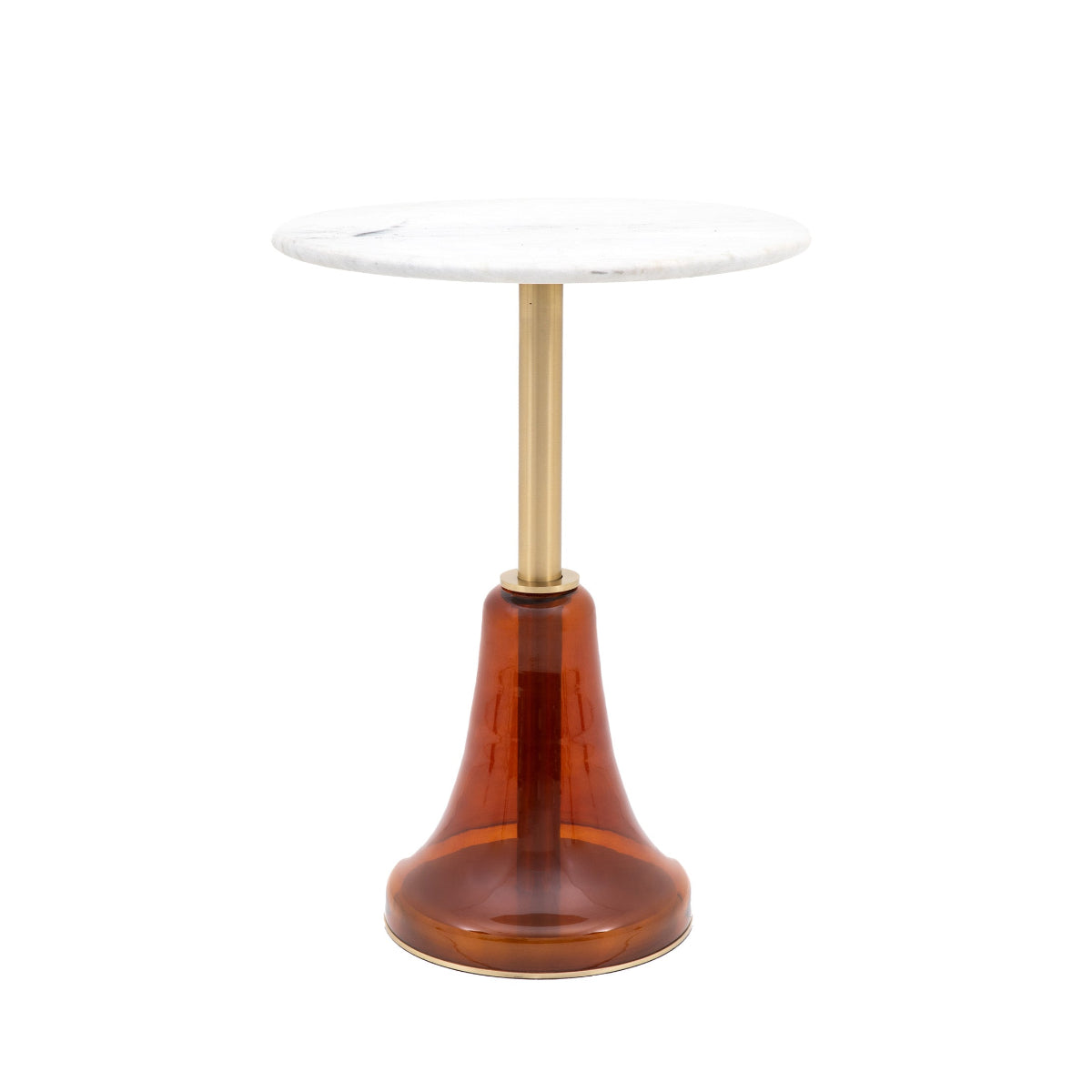 Gallery Direct Bilbao Side Table Orange 460x460x640mm