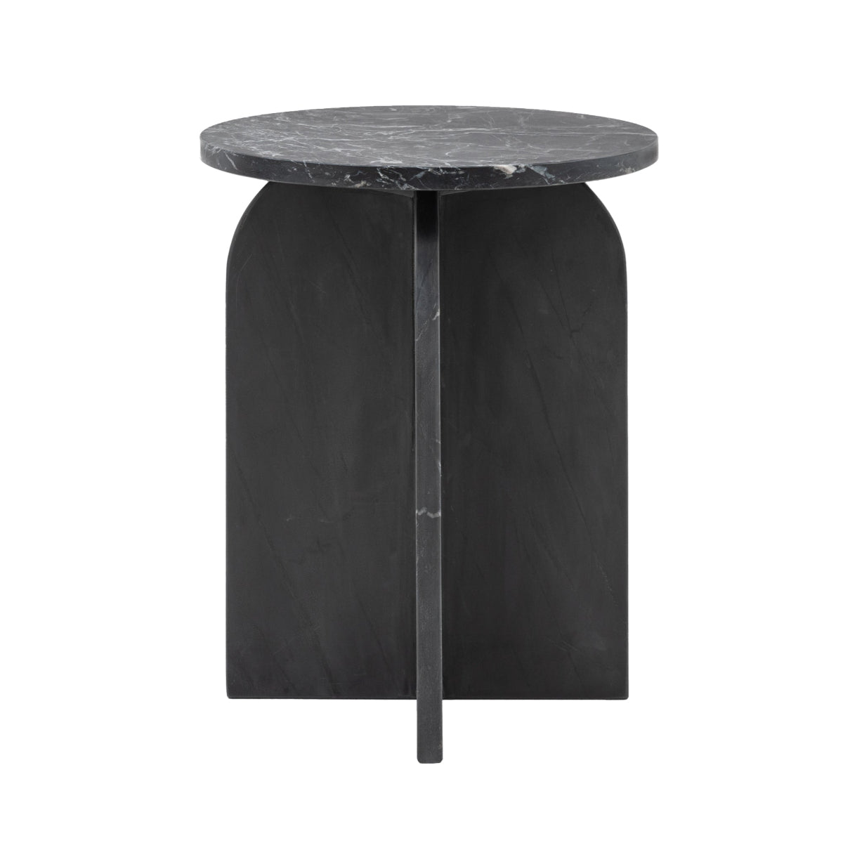 Gallery Direct Amalfi Side Table Black 400x400x500mm