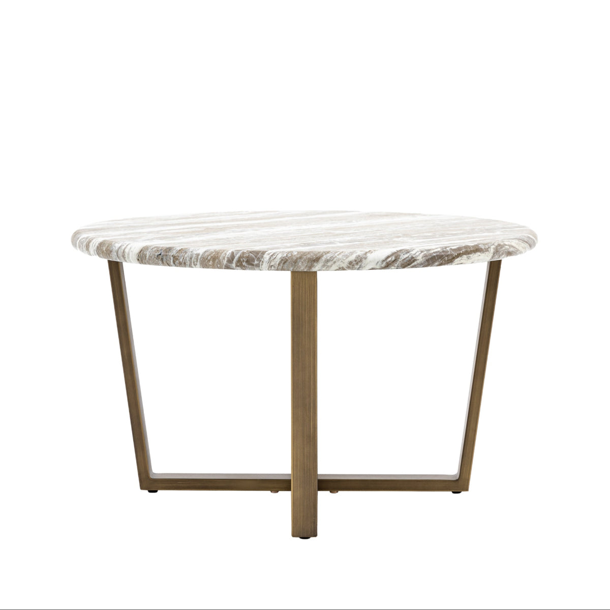 Gallery Direct Lusso Round Coffee Table 800x800x450mm