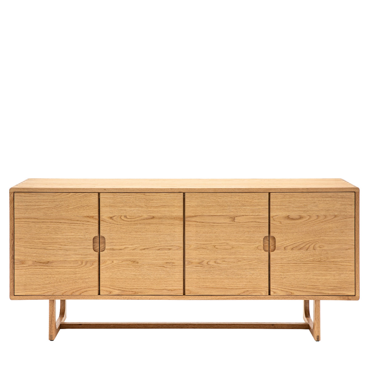 Gallery Direct Craft 4 Door Sideboard Natural 1700x450x750mm