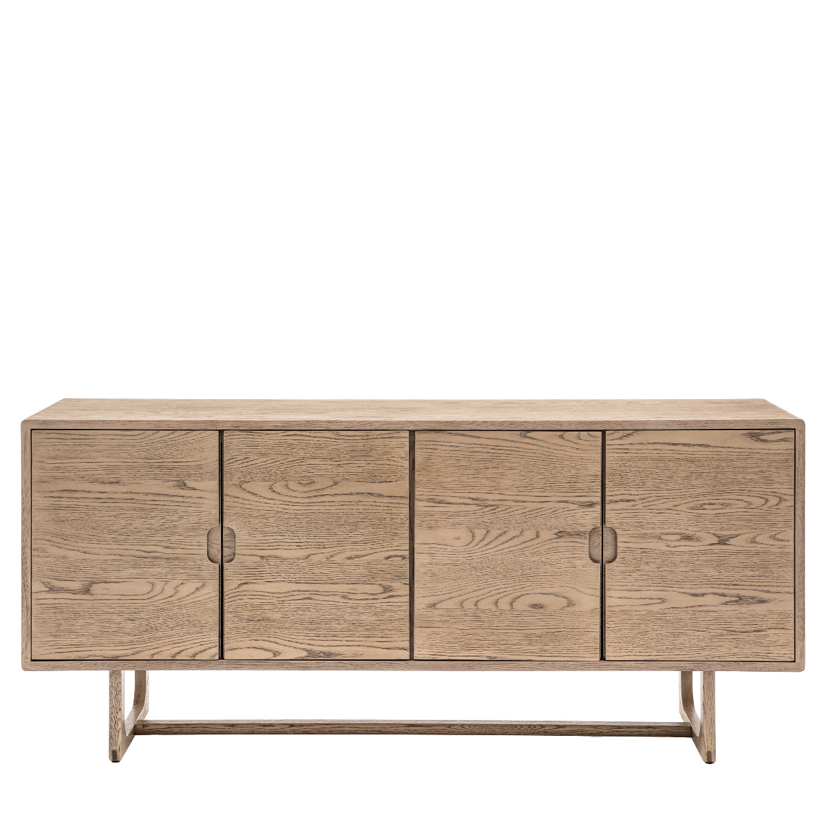 Gallery Direct Craft 4 Door Sideboard Smoked 1700x450x750mm