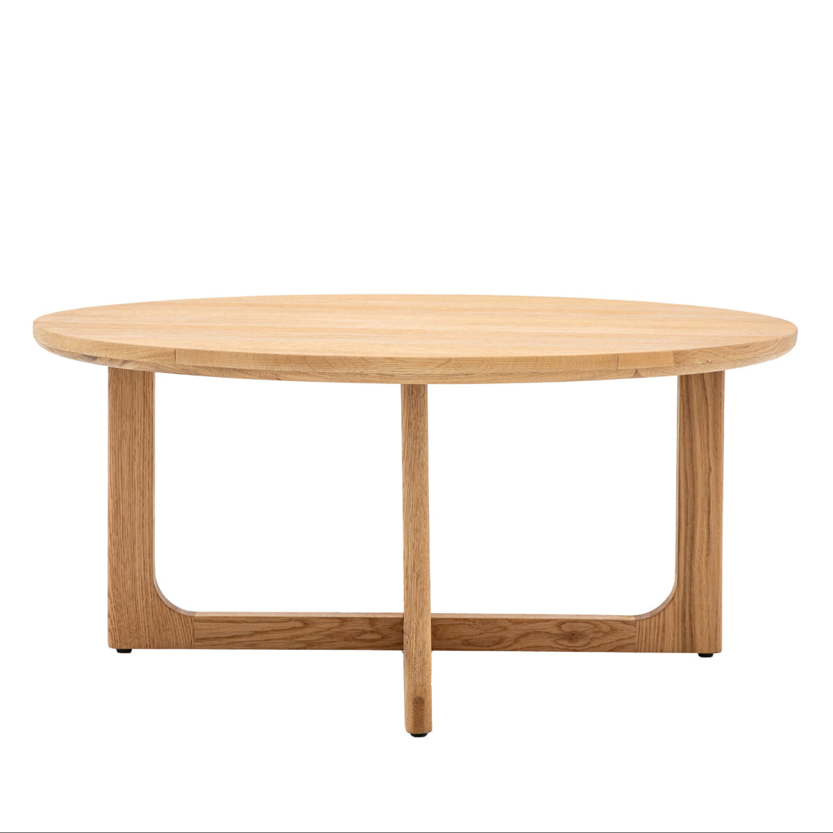 Gallery Direct Craft Round Coffee Table Natural 900x900x400mm