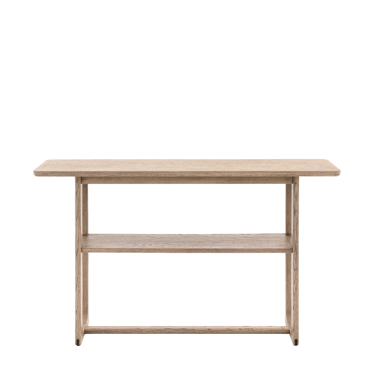 Gallery Direct Craft Console Table Smoked 1400x380x800mm