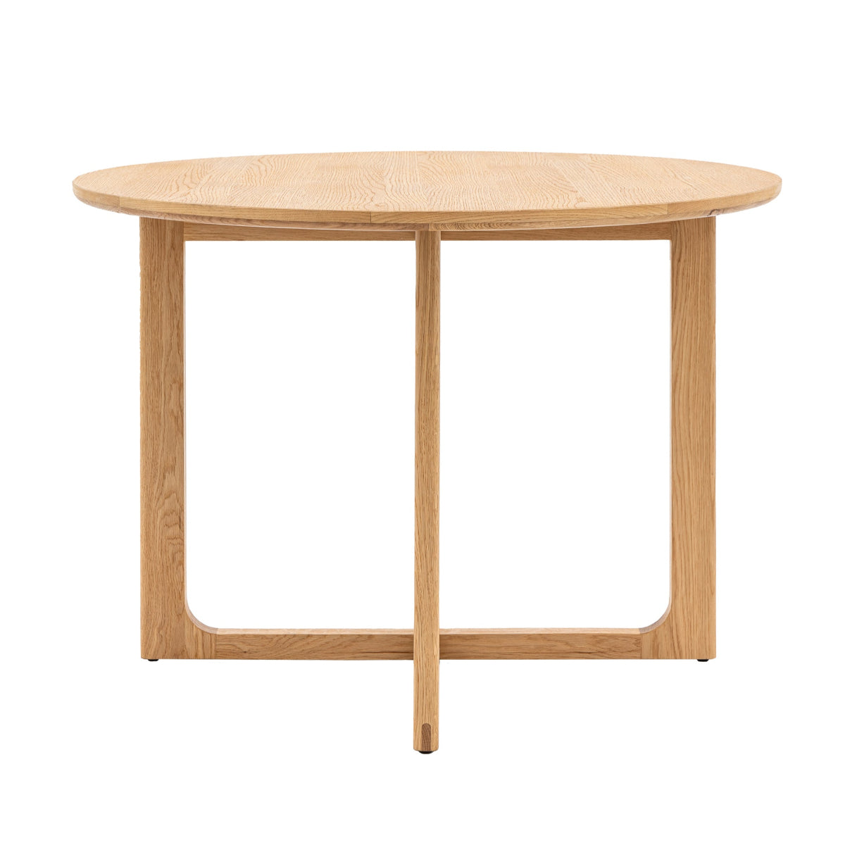 Gallery Direct Craft Round Dining Table Natural 1100x1100x750mm