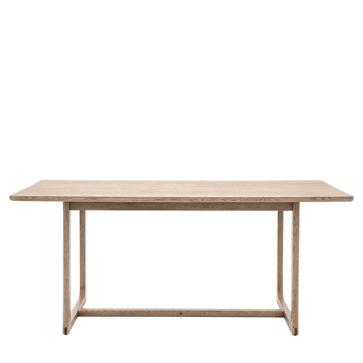 Gallery Direct Craft Dining Table Smoked 1800x950x750mm