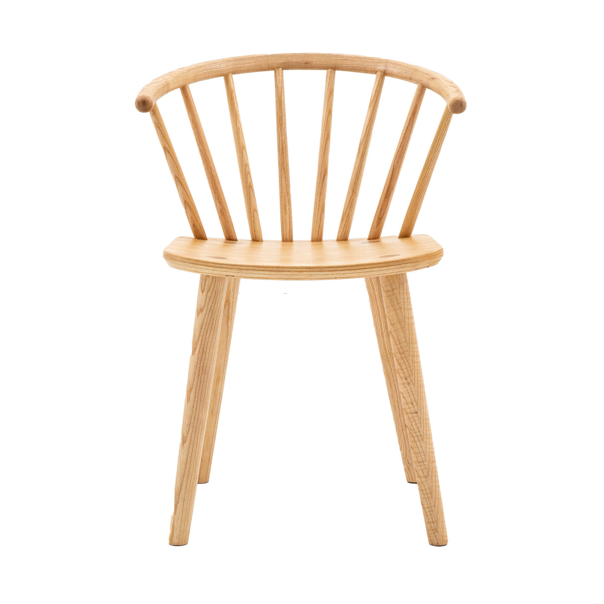 Gallery Direct Craft Dining Chair Natural (2pk) 540x520x760mm