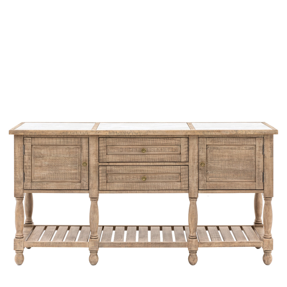 Gallery Direct Vancouver 2 Door 2 Drawer Sideboard 1800x520x910mm