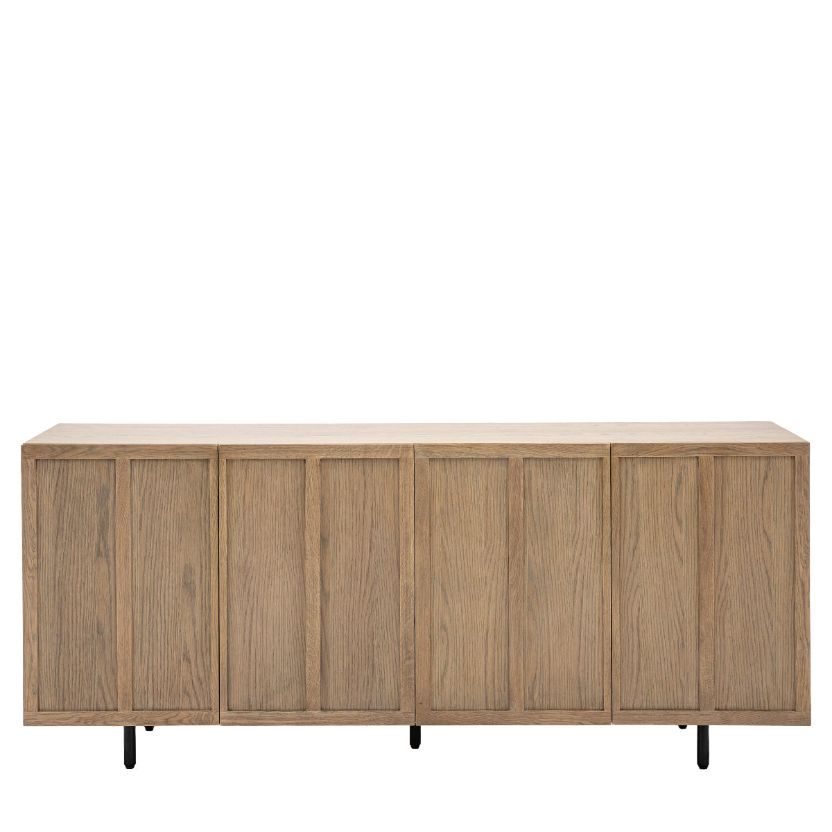Gallery Direct Panelled 4 Door Sideboard 1664x450x700mm
