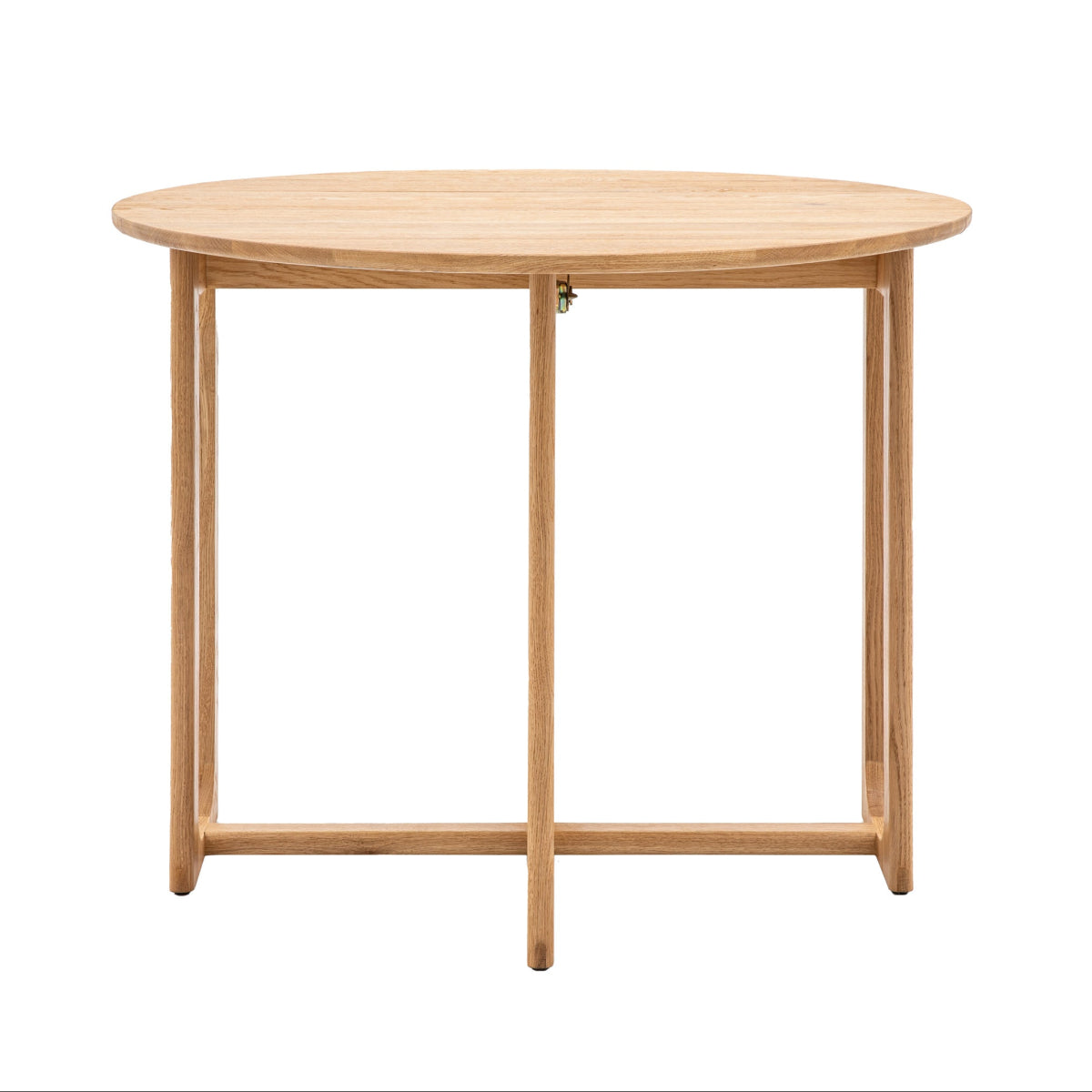 Gallery Direct Craft Folding Dining Table Natural 1000x1000x750mm