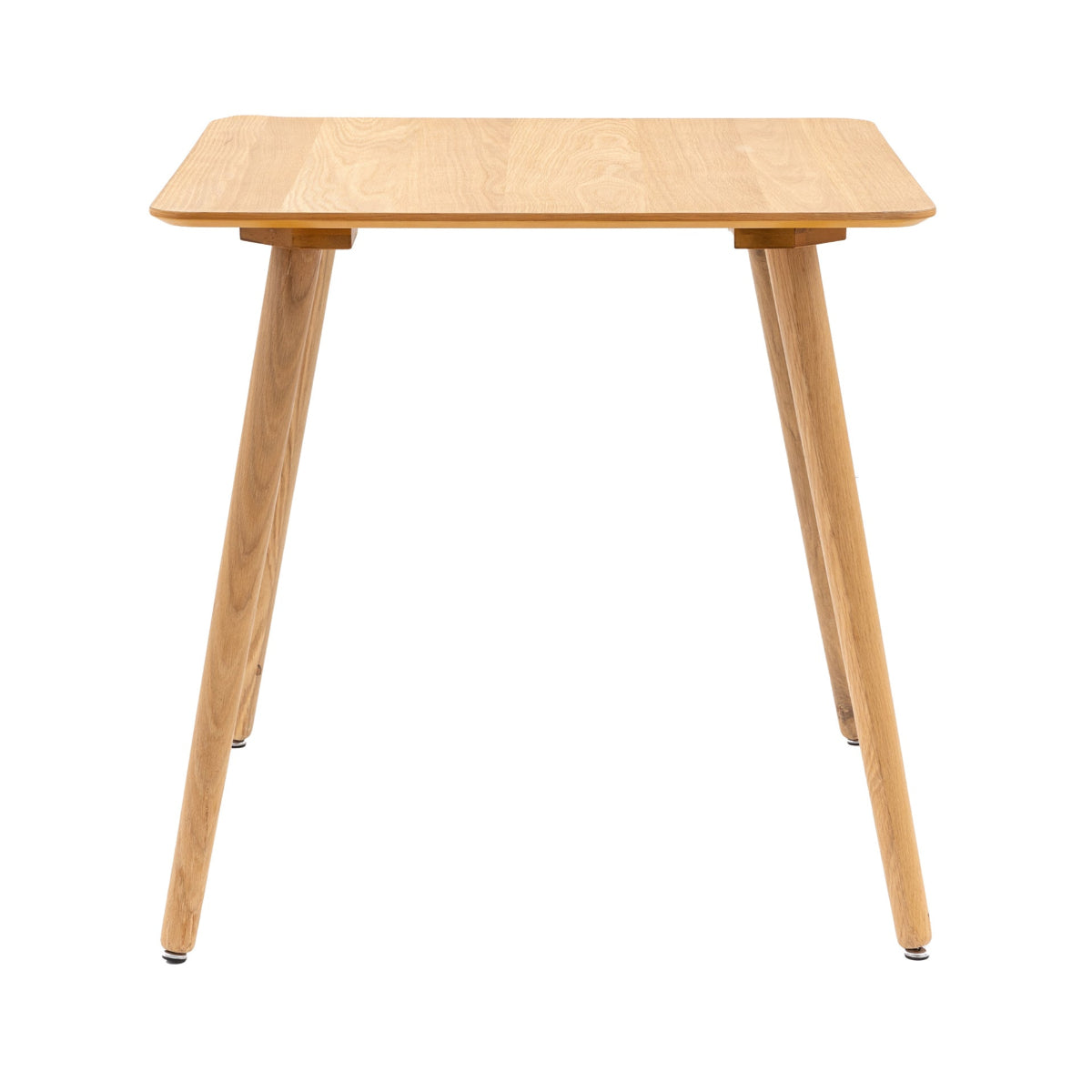 Gallery Direct Hatfield Square Dining Table Natural 770x770x750mm