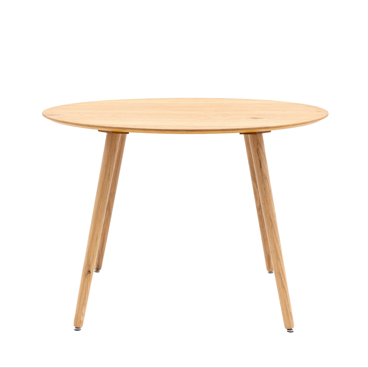 Gallery Direct Hatfield Round Dining Table Natural 1100x1100x750m