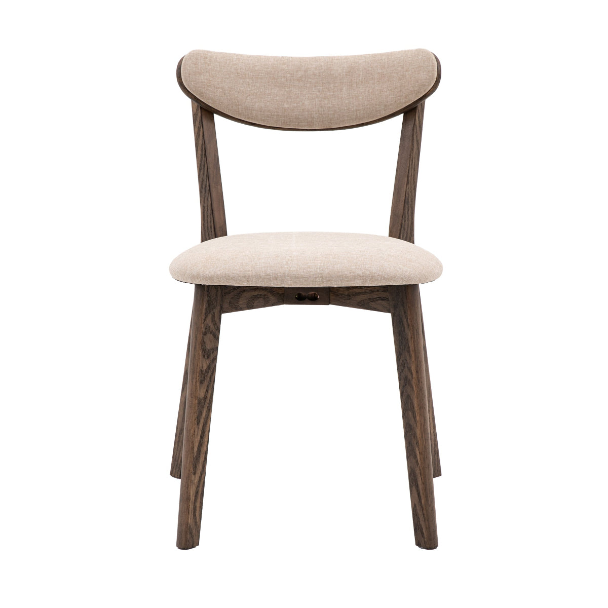 Gallery Direct Hatfield Dining Chair Smoked (2pk) 520x515x815mm