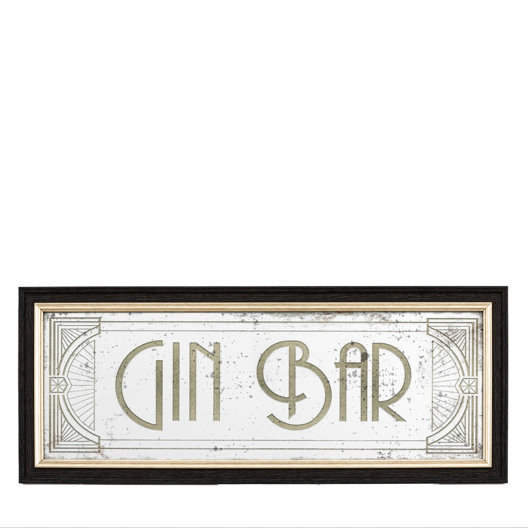Gallery Direct Gin Bar Mirror 470x190mm