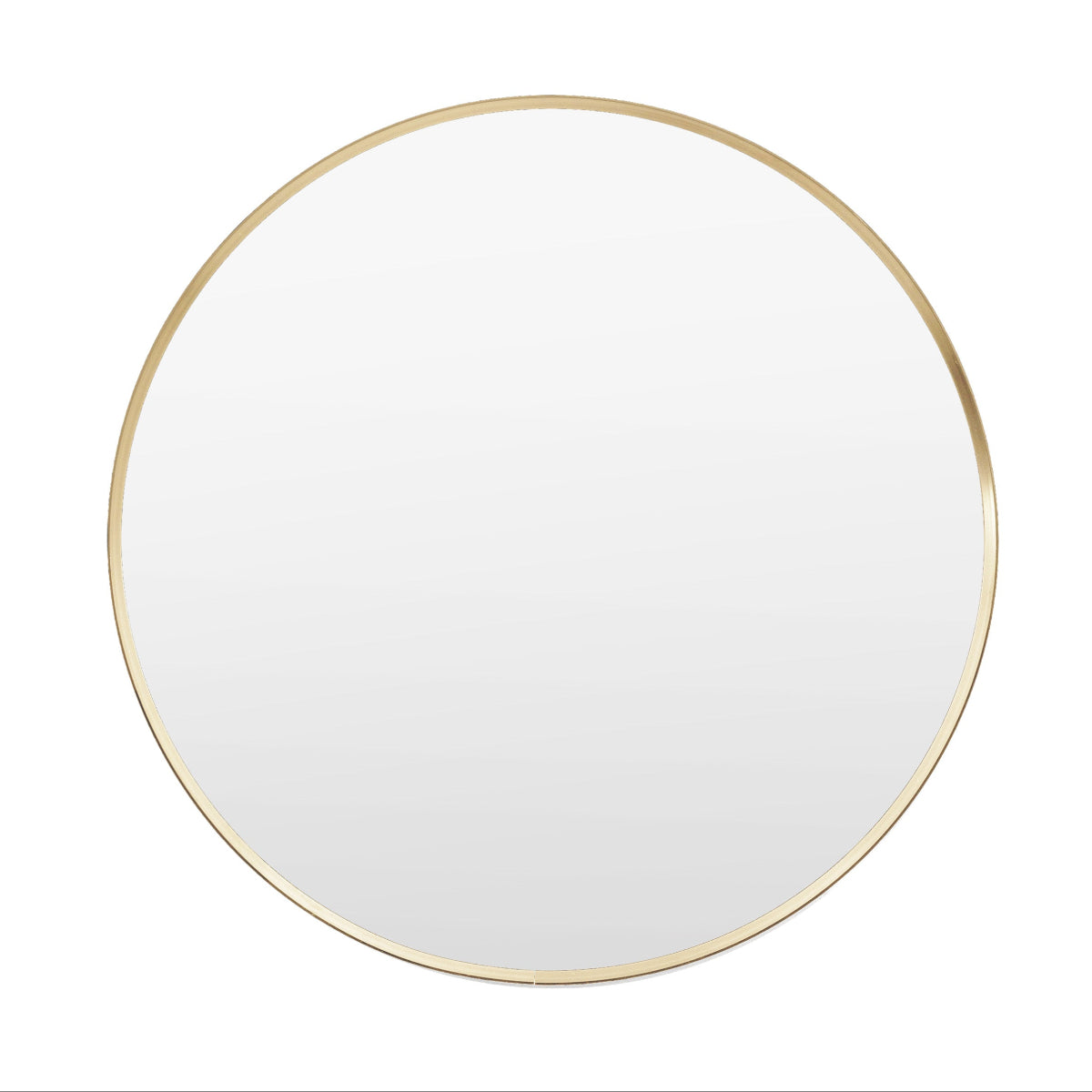 Gallery Direct Holworth Round Mirror Gold 600x35x600mm