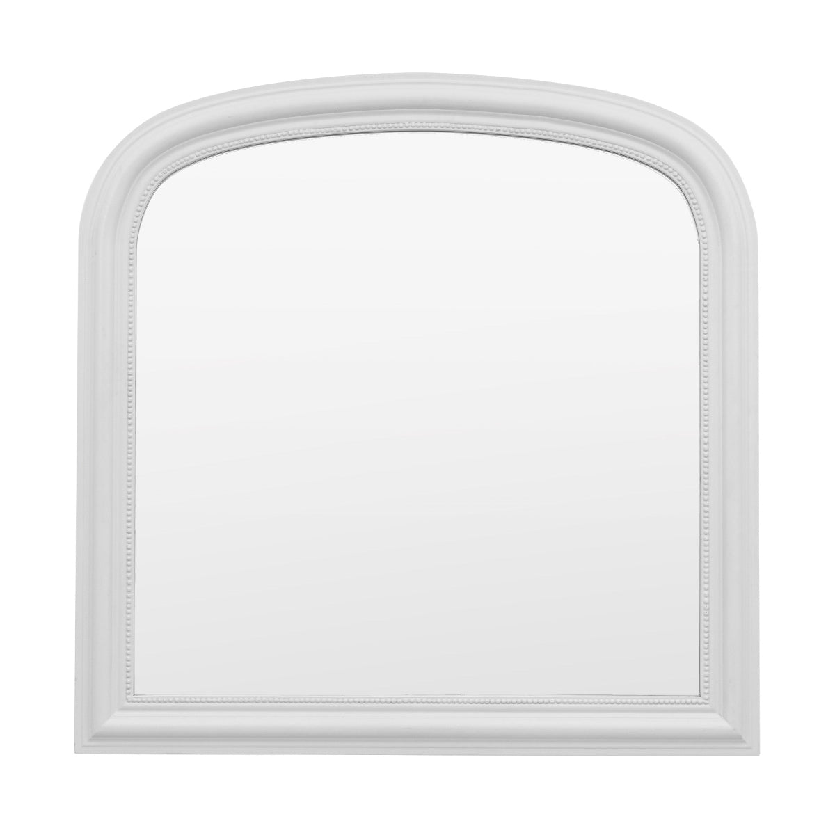 Gallery Direct Sherwood Overmantle Mirror Stone 940x940mm