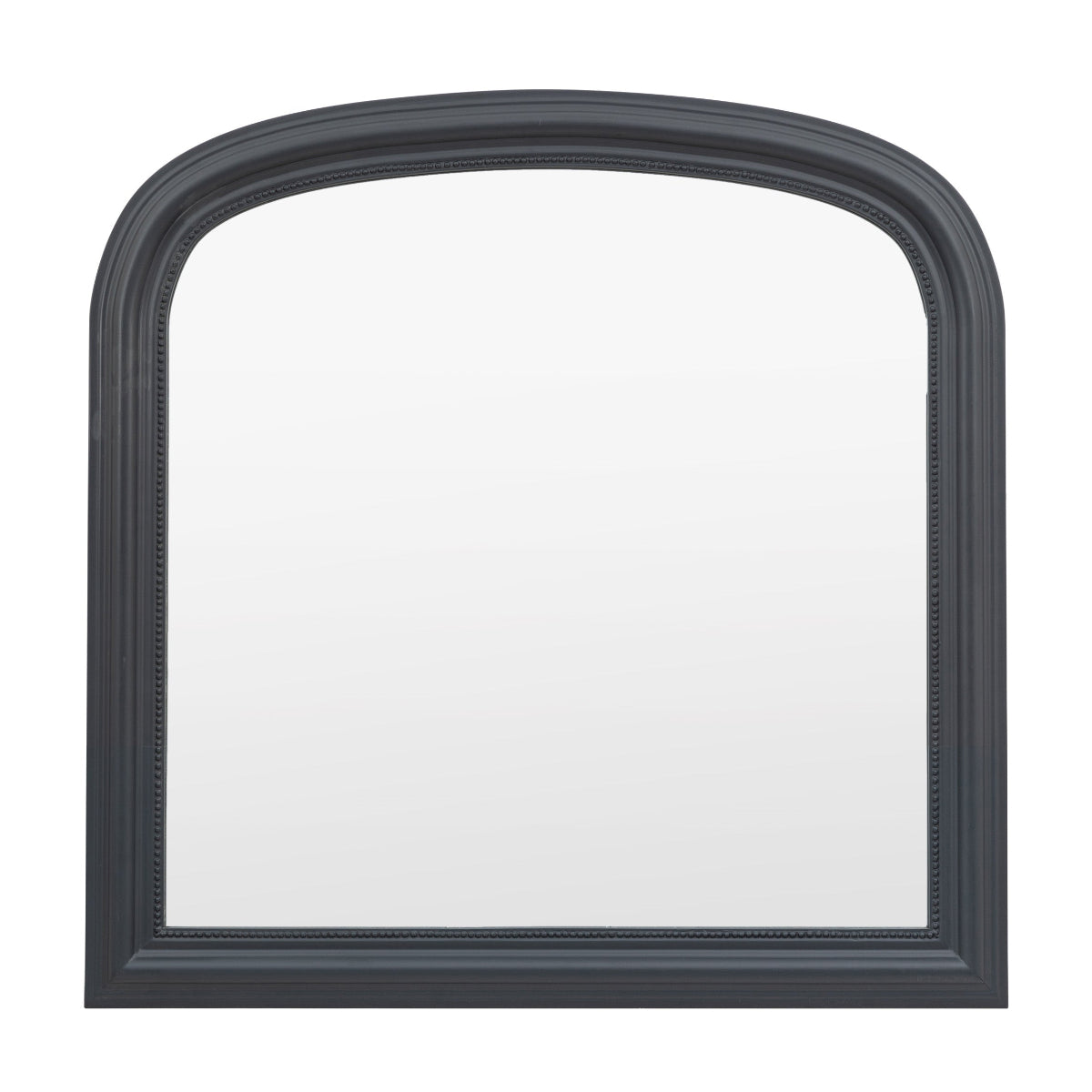 Gallery Direct Sherwood Overmantle Mirror Lead 940x940mm