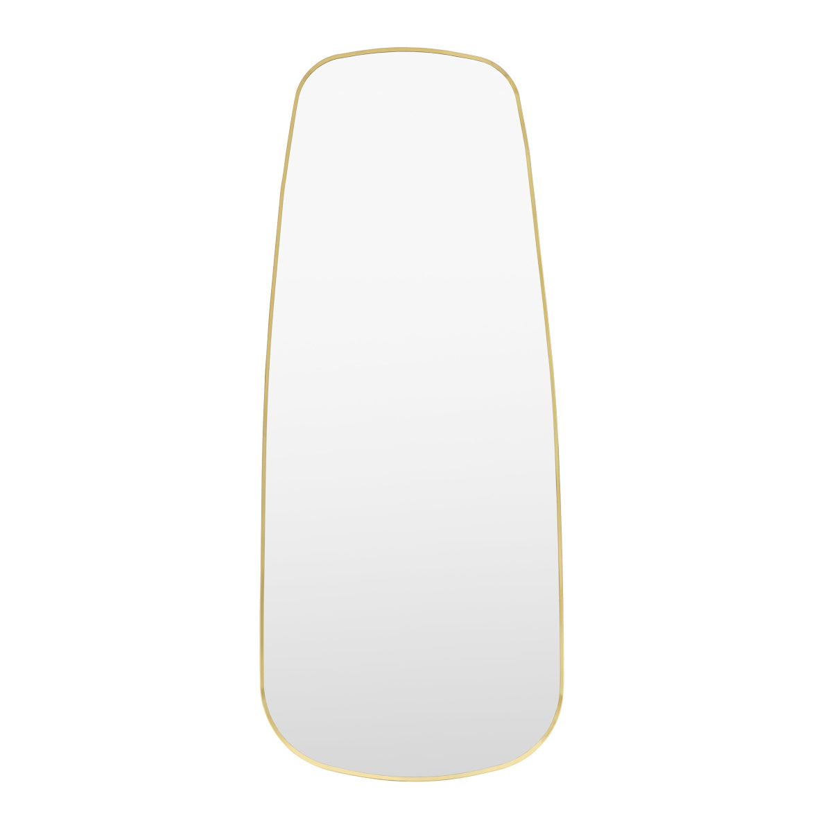 Gallery Direct Holworth Shaped Leaner Gold 700x1700mm