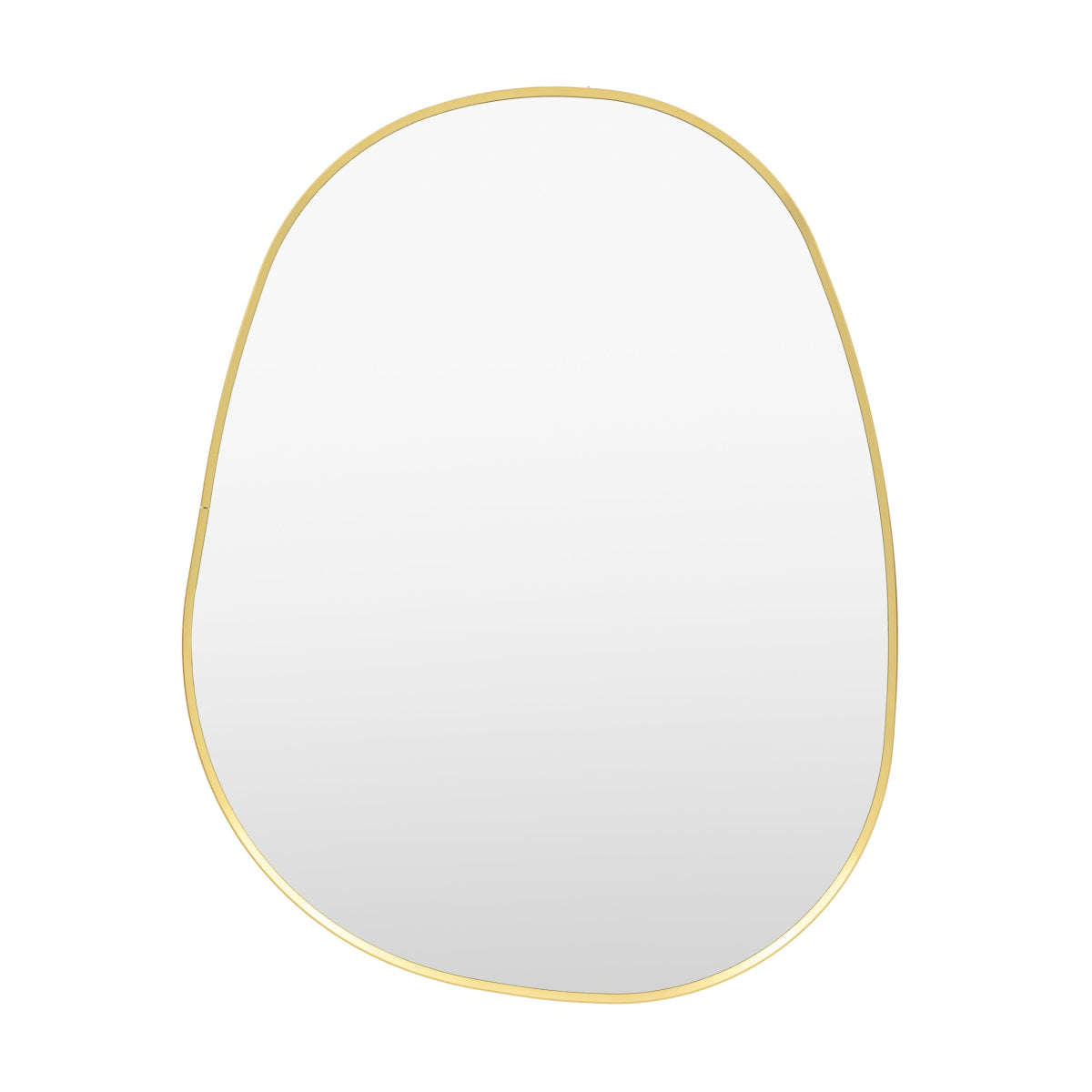 Gallery Direct Holworth Pebble Mirror Gold 700x900mm