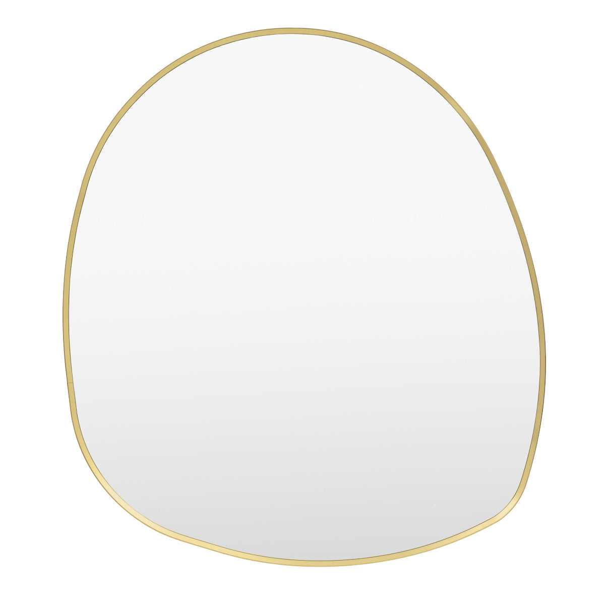 Gallery Direct Holworth Pebble Mirror Gold 890x840mm