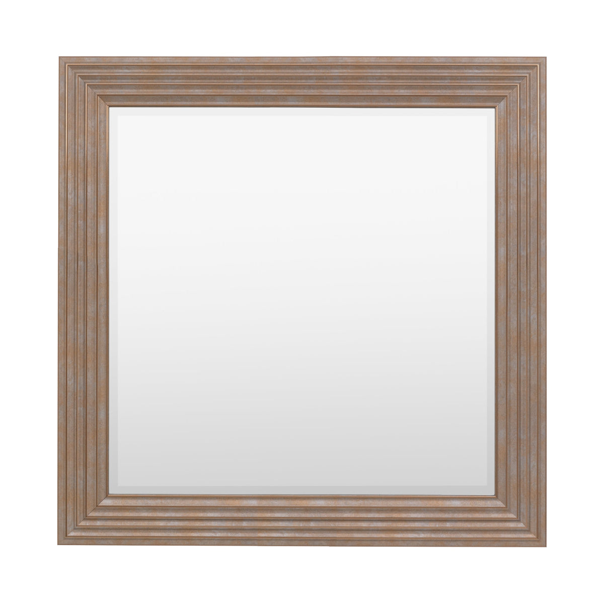 Gallery Direct Whitechapel Square Mirror Gold 870x870mm