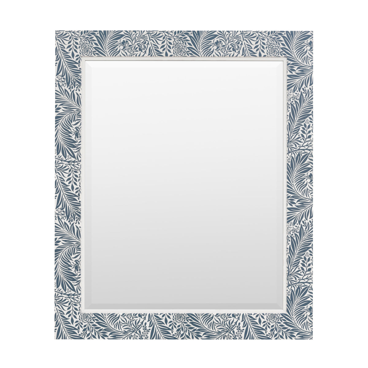 Gallery Direct Cotswold Rectangle Mirror Navy 510x610mm
