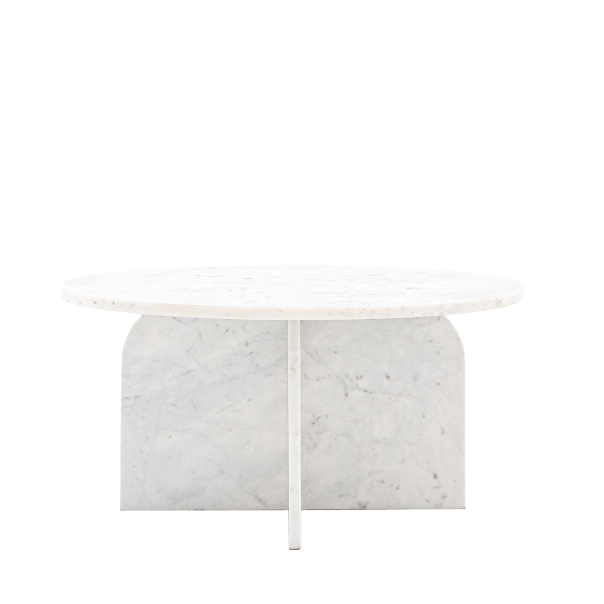 Gallery Direct Amalfi Coffee Table White 800x800x400mm