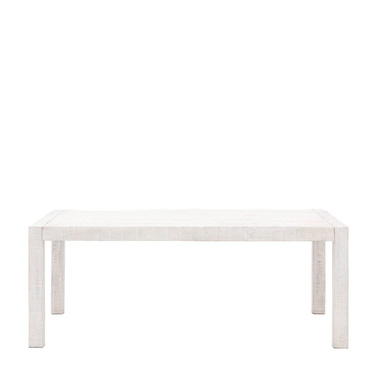 Gallery Direct Iowa Dining Table Whitewash 2000x1000x750mm