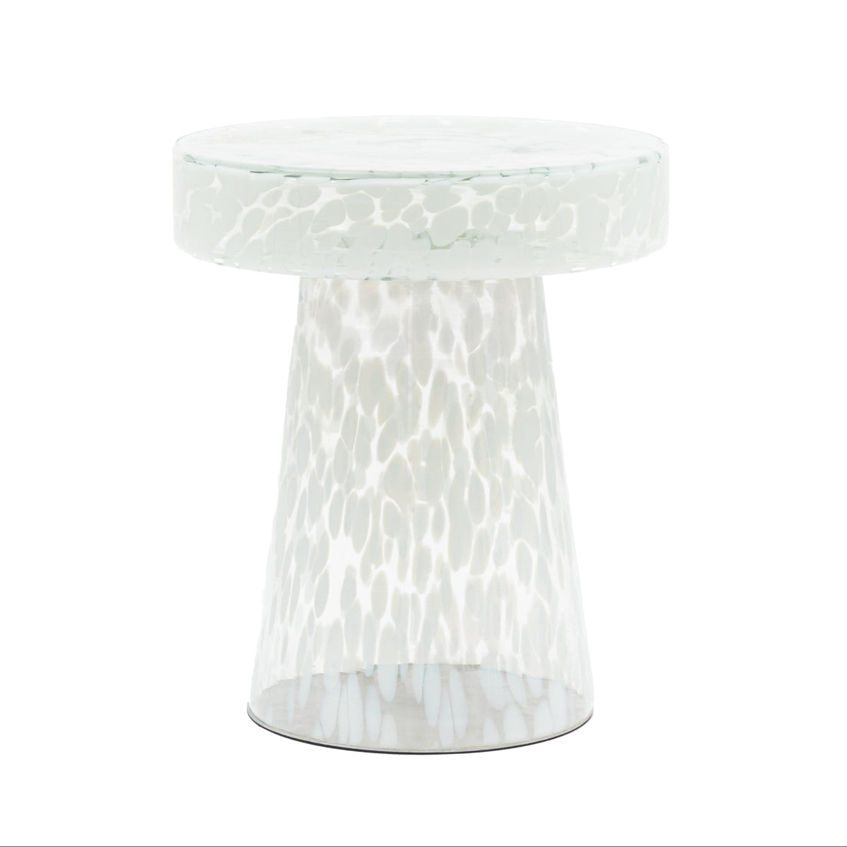 Gallery Direct Murano Side Table White 395x395x465mm