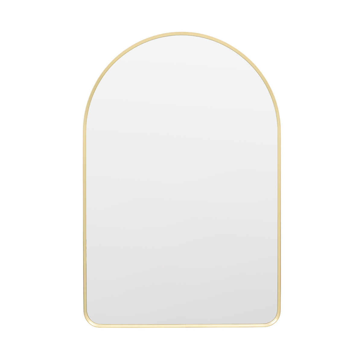 Gallery Direct Holworth Arch Mirror Gold 600x35x900mm