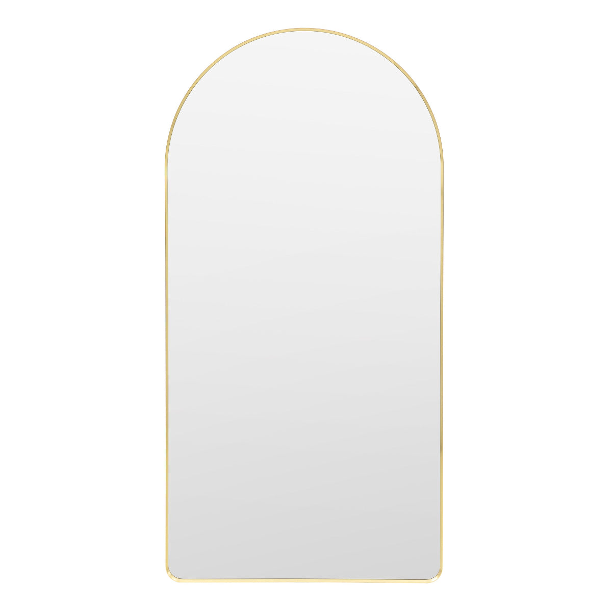 Gallery Direct Holworth Arch Mirror Gold 900x35x1800mm