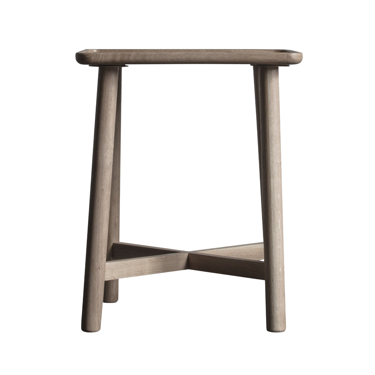 Gallery Direct Kingham Side Table Grey 450x450x550mm