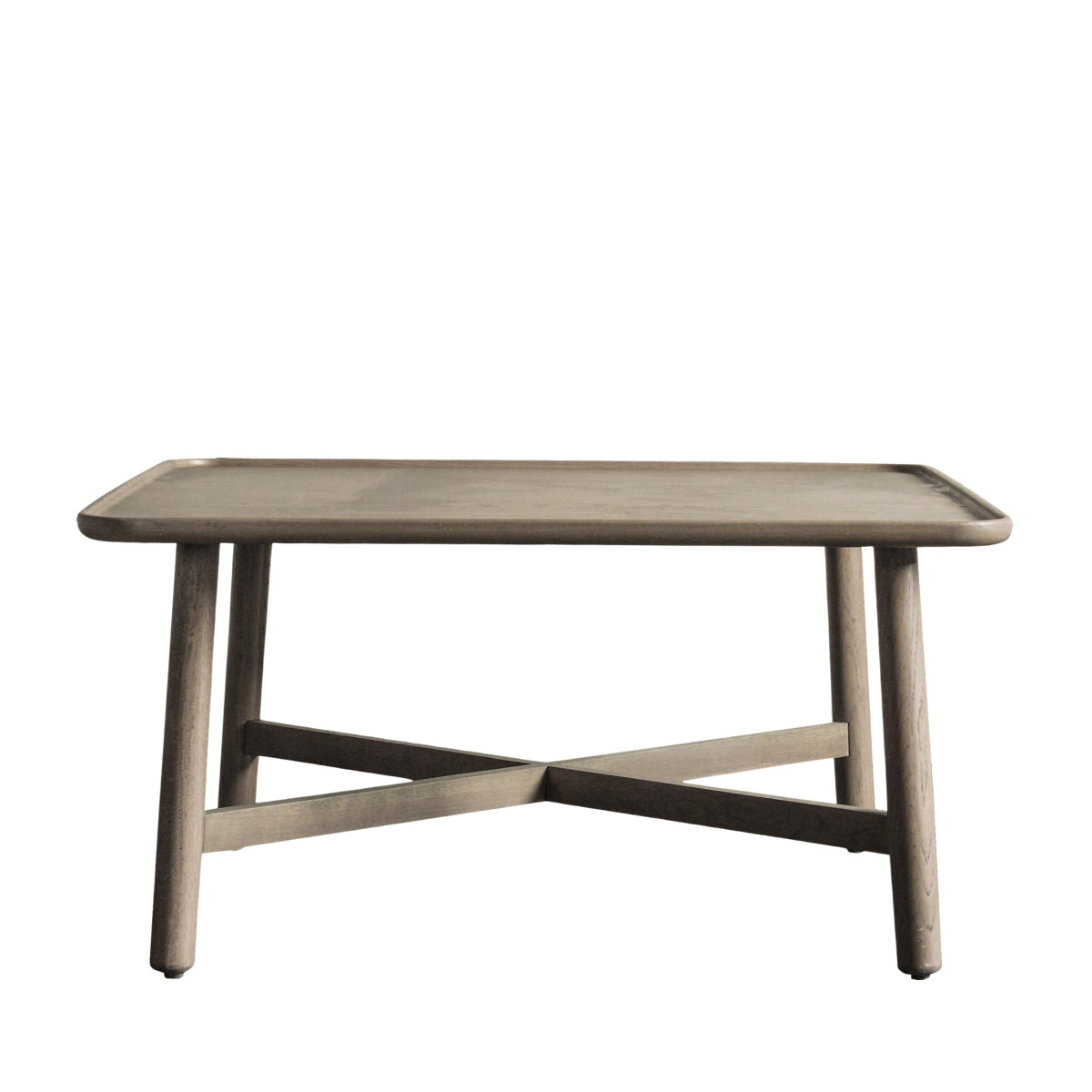 Gallery Direct Kingham Square Coffee Table Grey 800x800x400mm