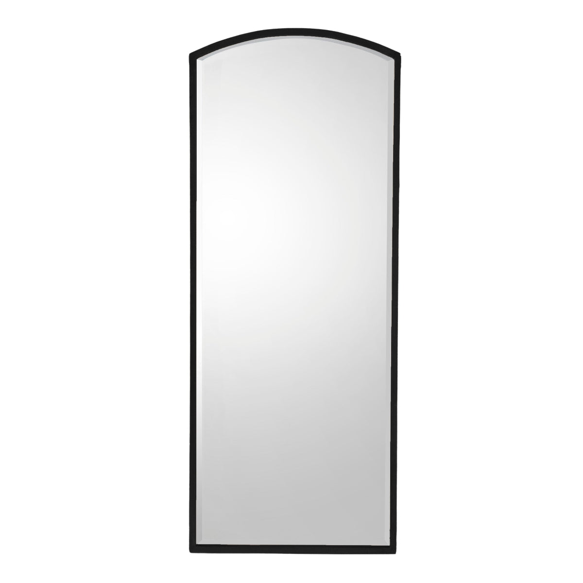 Gallery Direct Higgins Arch Mirror Black 600x1500mm