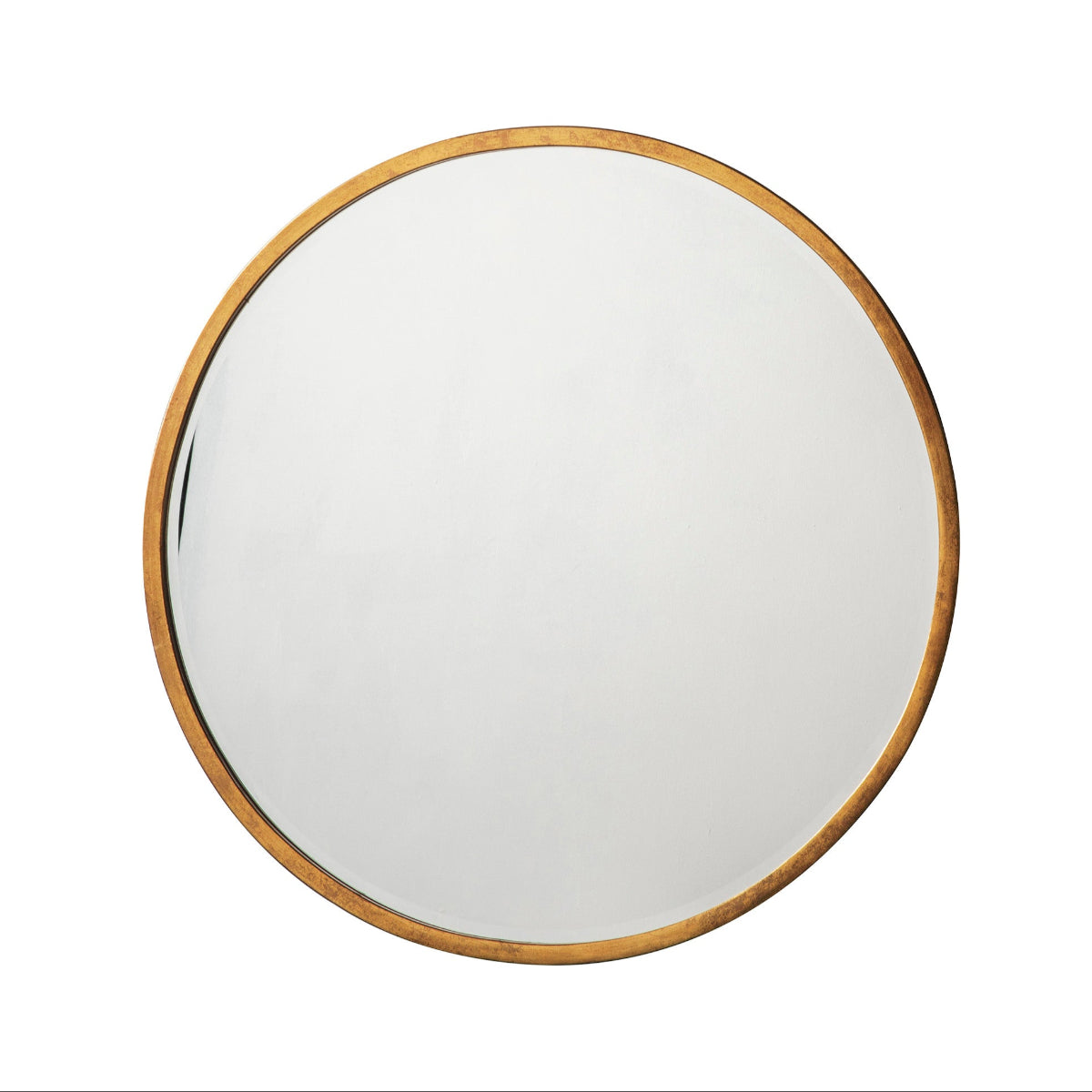 Gallery Direct Higgins Round Mirror Antique Gold 600x600mm