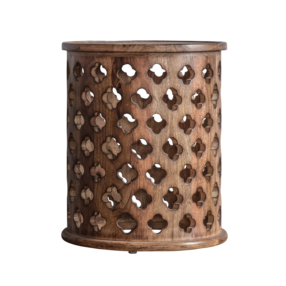 Gallery Direct Jaipur Side Table Natural 460x460x560mm