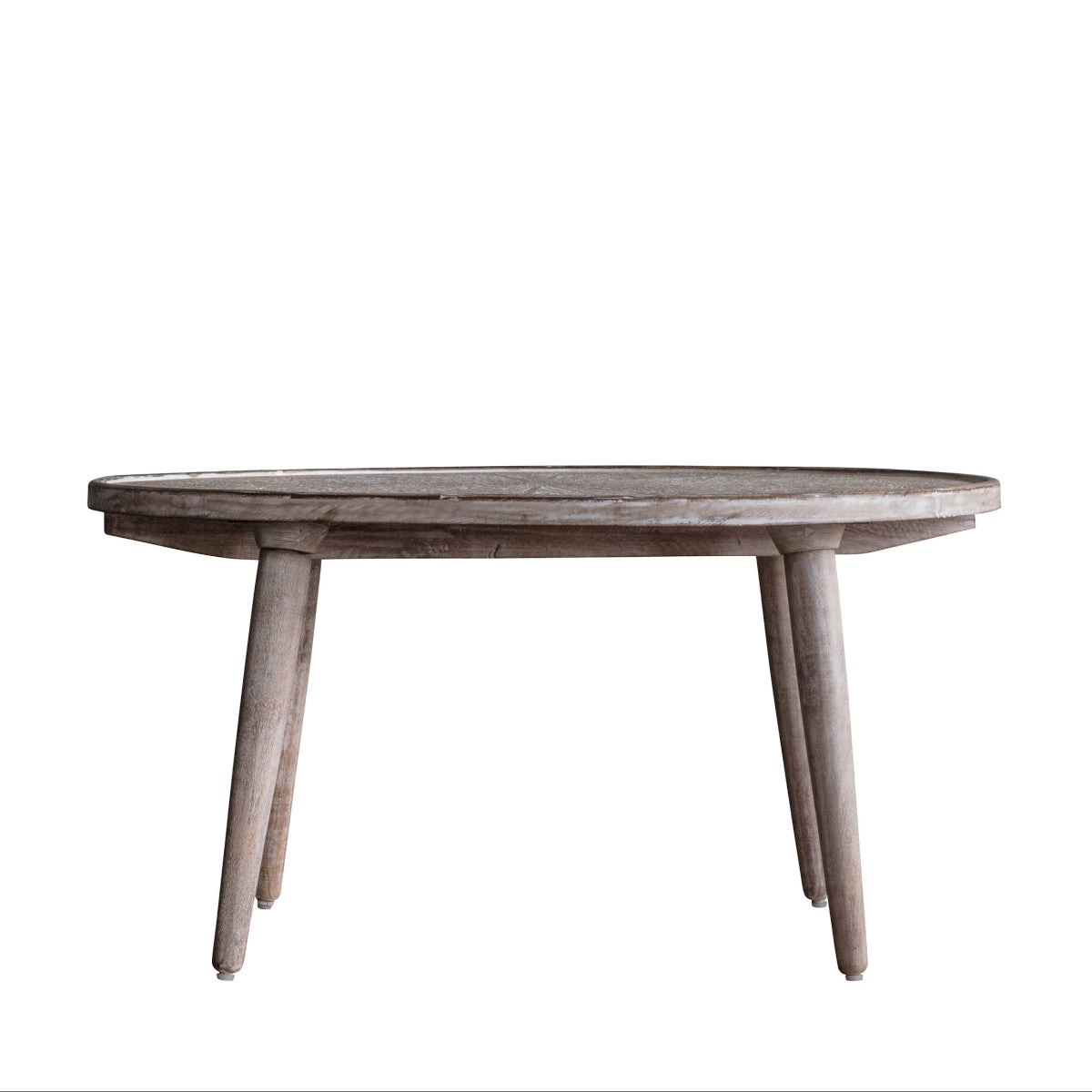 Gallery Direct Agra Coffee Table Natural White 910x910x460mm