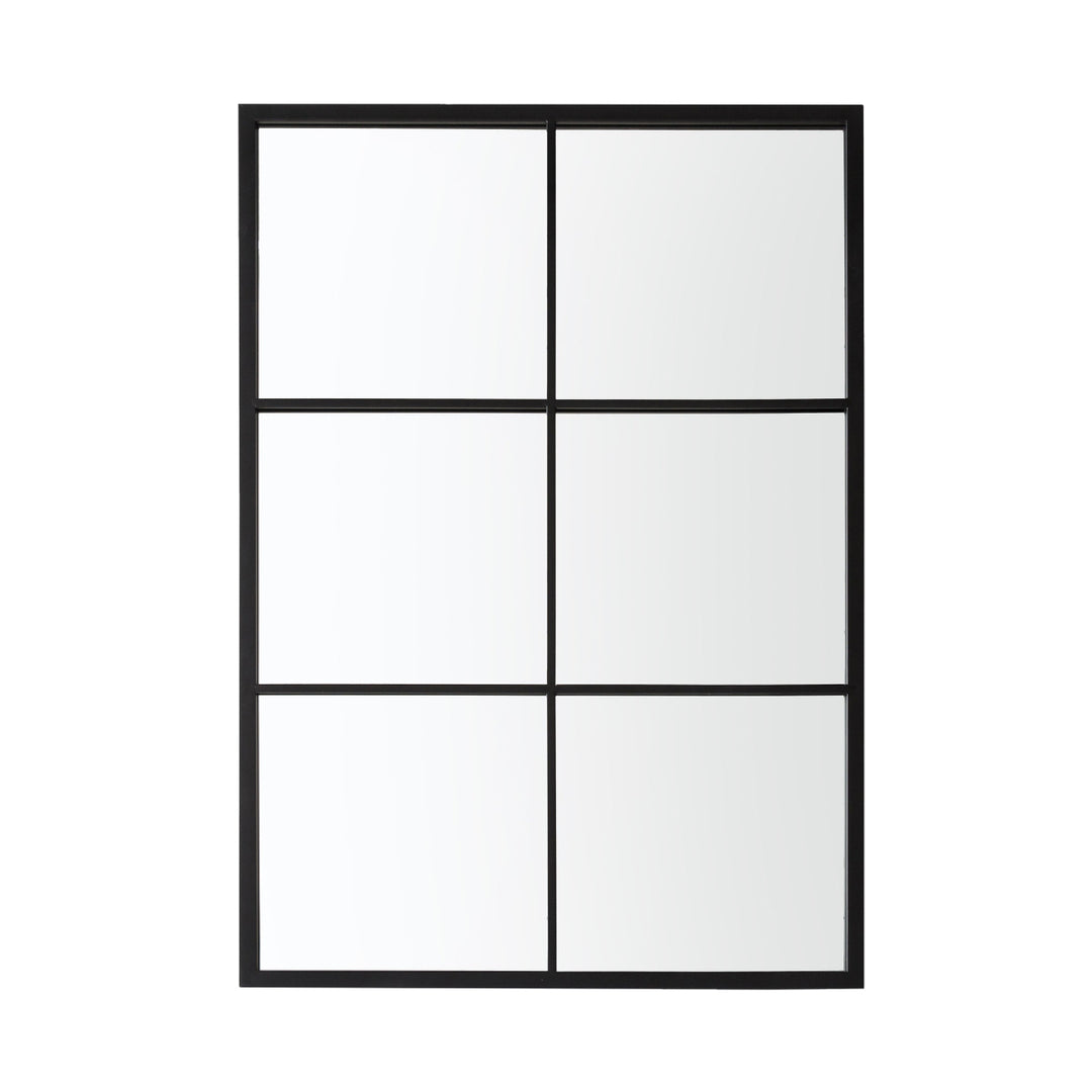 Gallery Direct Knowlton Outdoor Mirror Black 1000x700mm