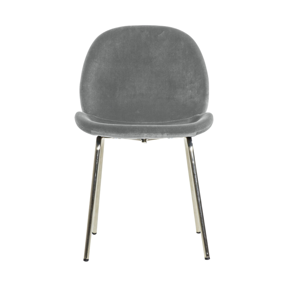 Gallery Direct Flanagan Chair Light Grey Velvet (2pk)