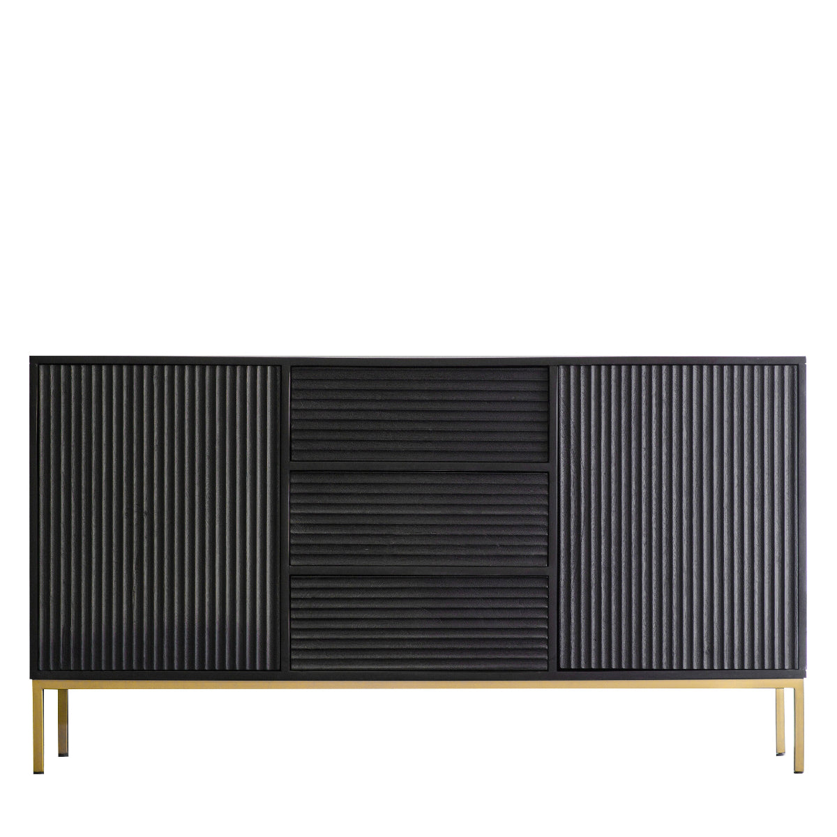 Gallery Direct Ripple 2 Door 3 Drawer Sideboard 1500x400x810mm