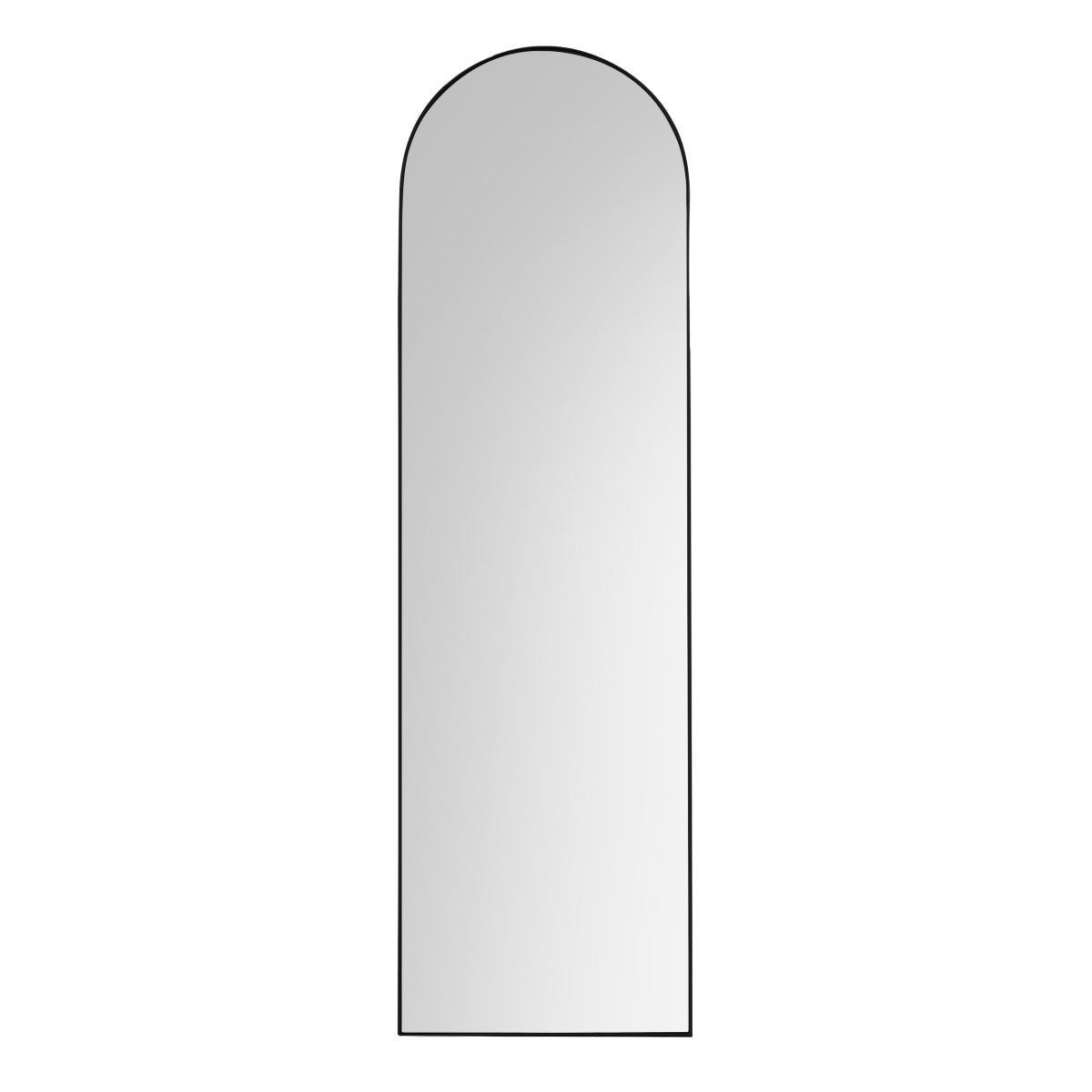 Gallery Direct Hurston Arch Mirror Black 500x30x1700mm