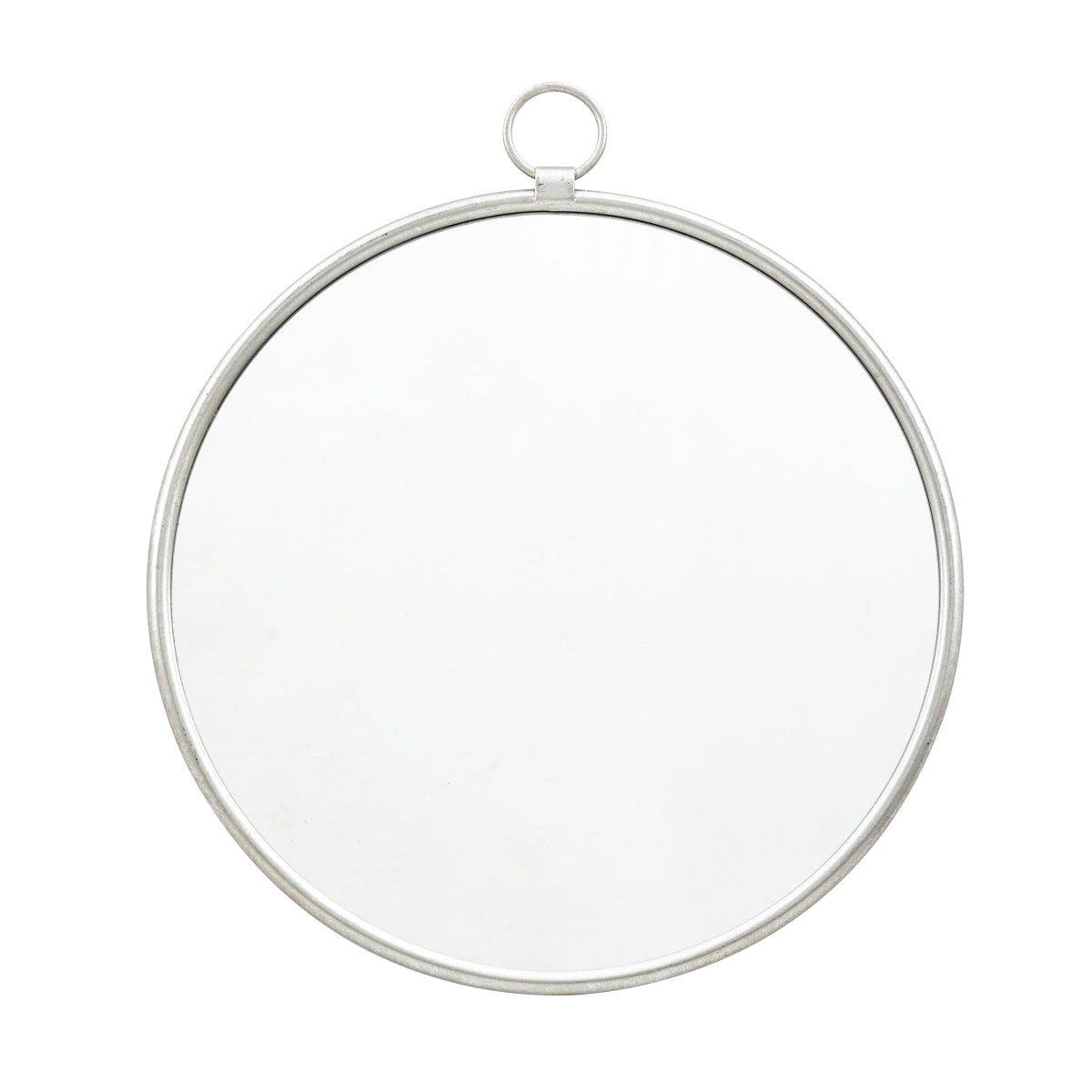 Gallery Direct Bayswater Silver Round Mirror 610x700mm