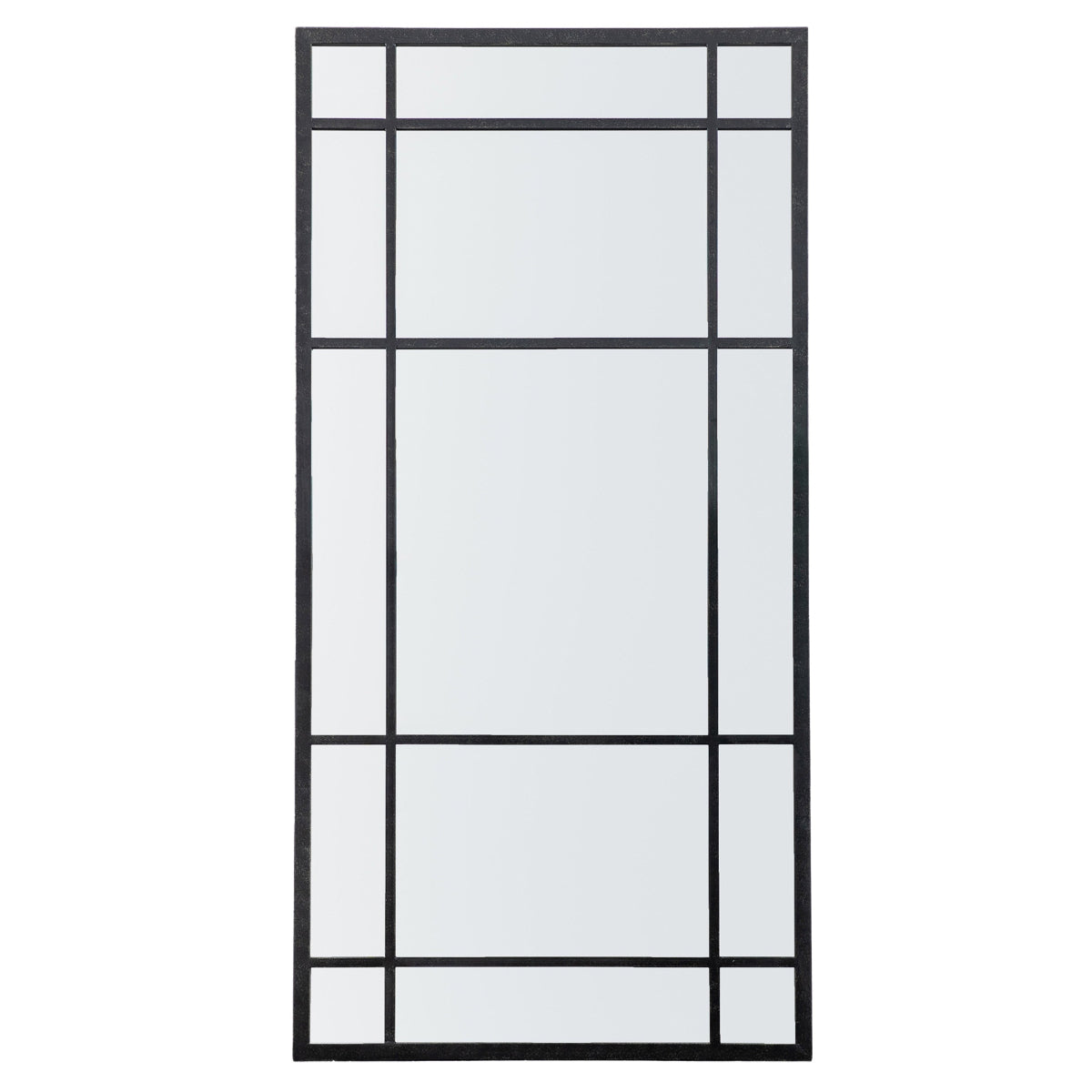 Gallery Direct Margate Mirror Black 750x25x1500mm