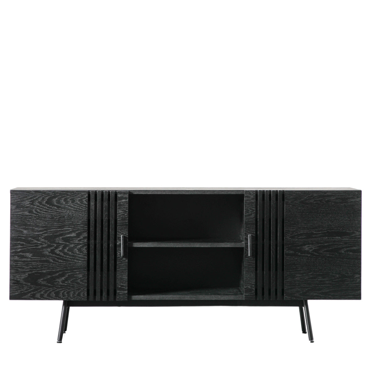 Gallery Direct Holsen Sideboard Black 1600x420x700mm