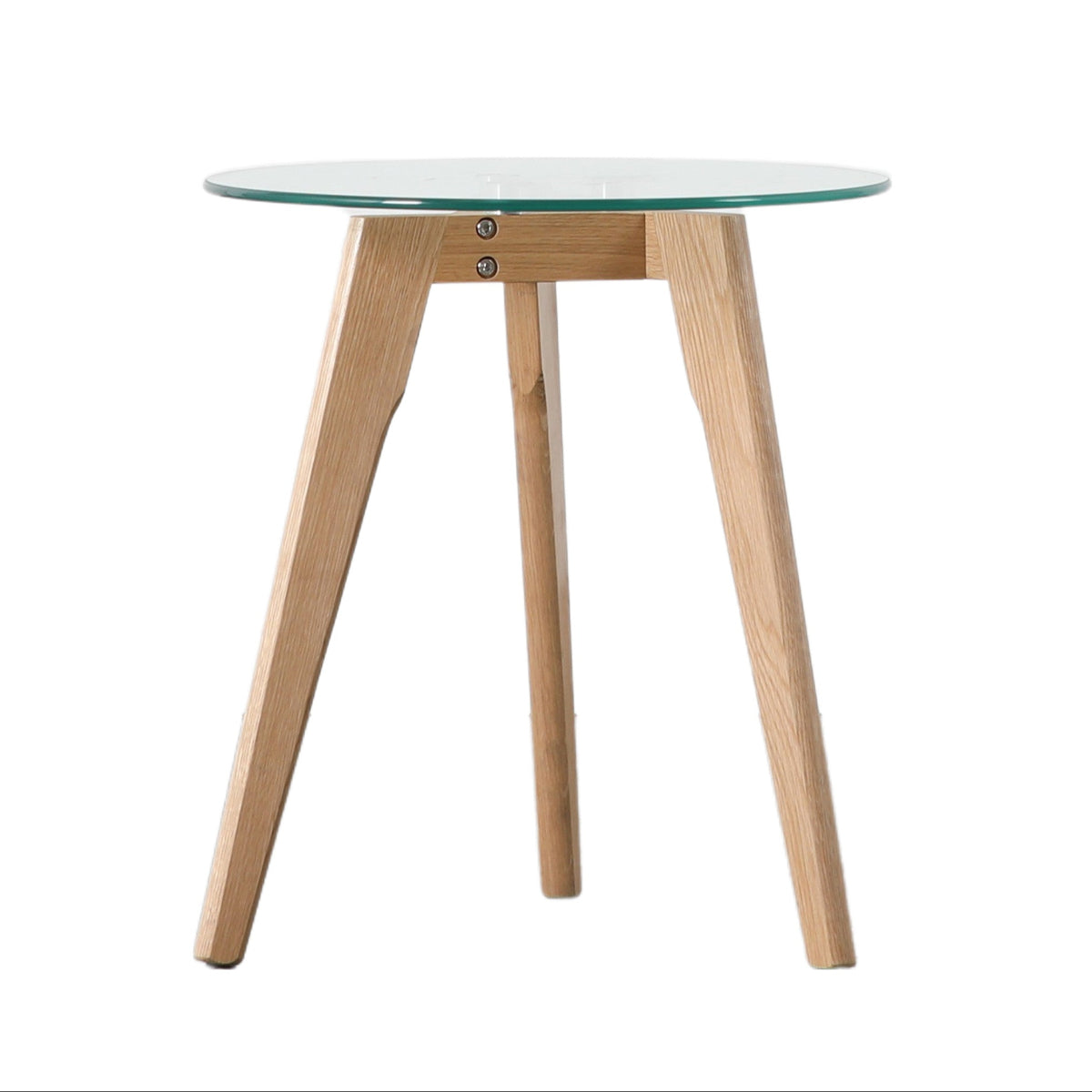 Gallery Direct Blair Round Side Table Oak 450x450x500mm