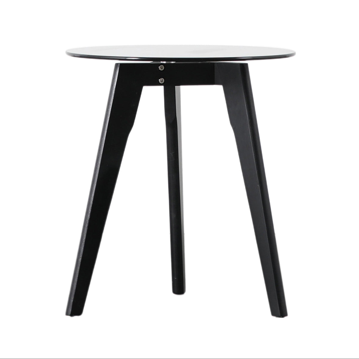Gallery Direct Blair Round Side Table Black 450x450x500mm